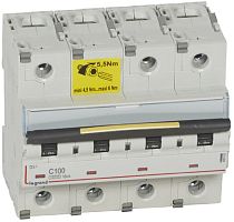 Выключатель автоматический Legrand DX3-E 10000 4п 100А C 16кА картинка